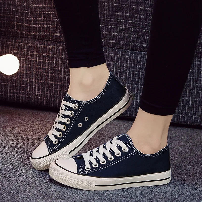 Imogen Zapatos De Lona Clásicos Confort Vintage Moderno